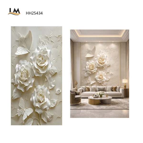 Modern PVC UV Marble Sheet High Glossy Waterproof Fireproof Decorative Wall Panel For Interior Decoration suppliers
